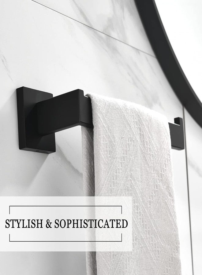 LUXIUR Towel Hanger for Wash Basin, Bathroom and Kitchen Sink Stand, 304 Grade Stainless Steel Towel Ring, Napkin Holder, Matte Black - Image 5